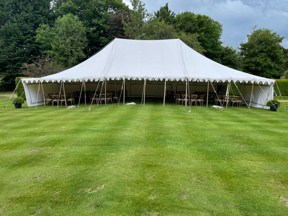 Full-sized marquee hire